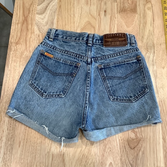 Jordache Pants - VTG 90s JORDACHE High Waist Mid Wash Denim Shorts Size 5-6